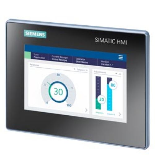 Picture of SIMATIC HMI, MTP700, Unified Basic Panel, Touch operation, 7'' TFT display, SIEMENS 