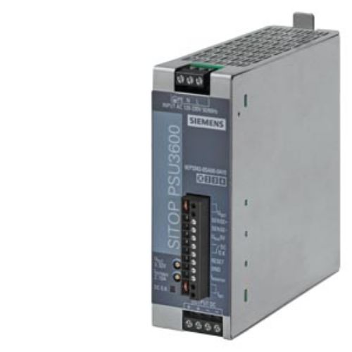 Picture of SITOP PSU3600 flexi Stabilized power supply Input: 120-230 V AC Output: 3-52 V DC/10 A, 120 W 