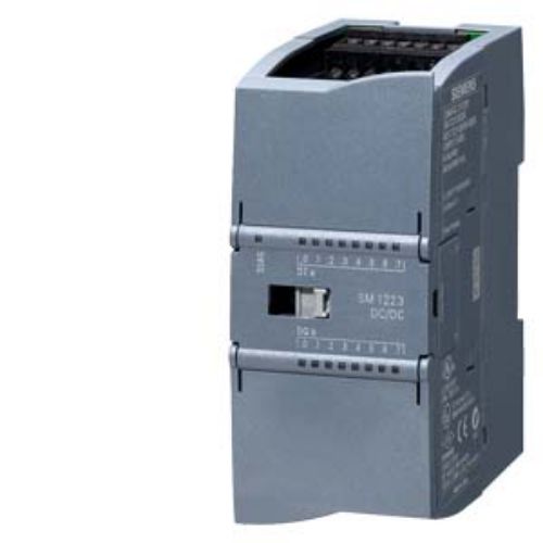Picture of SIMATIC S7-1200, Digital I/O SM 1223, 8 DI/8 DO, 8 DI 24 V DC, Sink/Source, 8 DO, transistor 0 