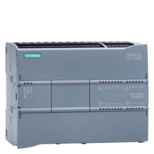 Picture of SIMATIC S7-1200, CPU 1215C, COMPACT CPU, DC/DC/DC, 2 PROFINET PORT, ONBOARD I/O: 14 DI 24V DC 