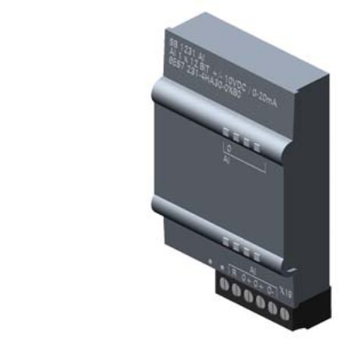 Picture of SIMATIC S7-1200, ANALOG INPUT SB 1231, 1 AI, +/- 10V DC (12 BIT RES.) OR 0 - 20 MA 