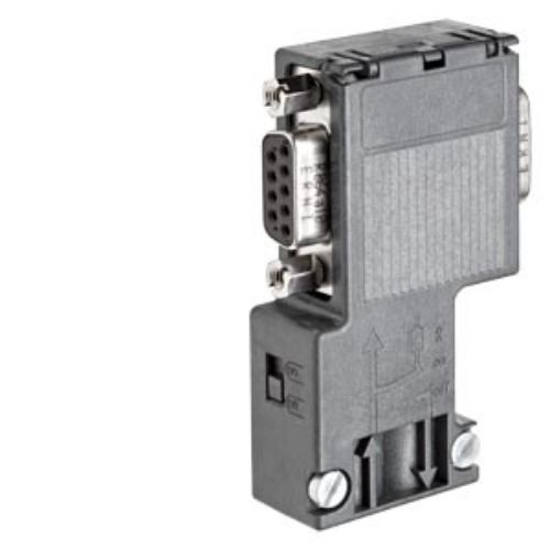 Picture of SIMATIC DP, Connection plug for PROFIBUS up to 12 Mbit/s 90° cable outlet 