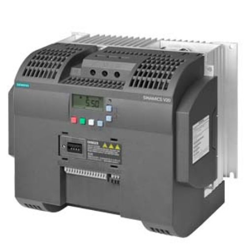 Picture of SINAMICS V20 RATED POWER 7.5 kW WITH 150 OVERLOAD FOR 60 SEC 3AC380-480V +10/-20 47-63HZ 
