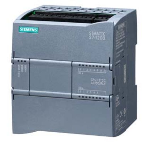 Picture of SIMATIC S7-1200, CPU 1212C, COMPACT CPU, AC/DC/RLY, ONBOARD I/O: 8 DI 24V DC 6 DO RELAY 2A 