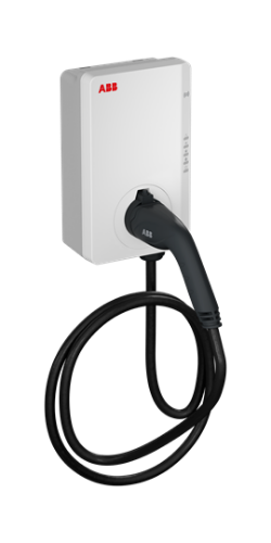 Picture of Elektriauto laadija; 7kW, 32A, 1f, RFID, kaabel Type2, ABB 