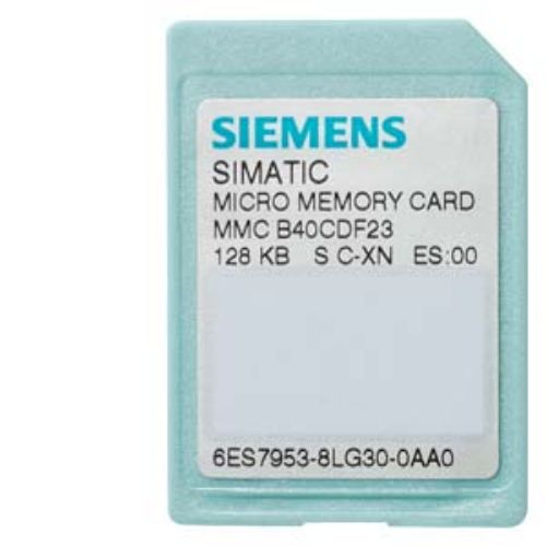 Picture of SIMATIC S7, Micro Memory Card for S7-300/C7/ET 200, 3, 3V Nflash, 128 KB 