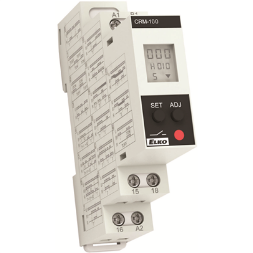 Picture of Moodulaegrelee (digitaalne) CRM-100, 17 funktsiooni, 1CO, 0.1sek-999h, 24-240VAC/DC, Elko 