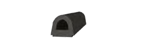 Picture of Iseliimuv E-profiil 10x4 mm RAL9005 must, keras 100m 