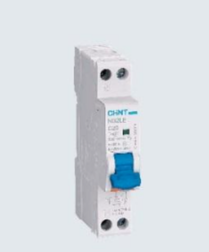 Picture of Kombikaitselüliti (RCBO) NB2LE, 1P+N, 25A, B, 30mA, A, 1mod, Chint 