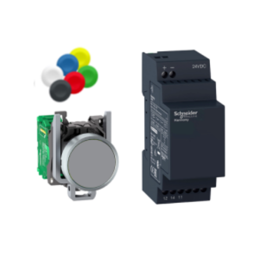 Picture of Pk 22mm XB4R non-programmable rec 24VDC, Schneider 