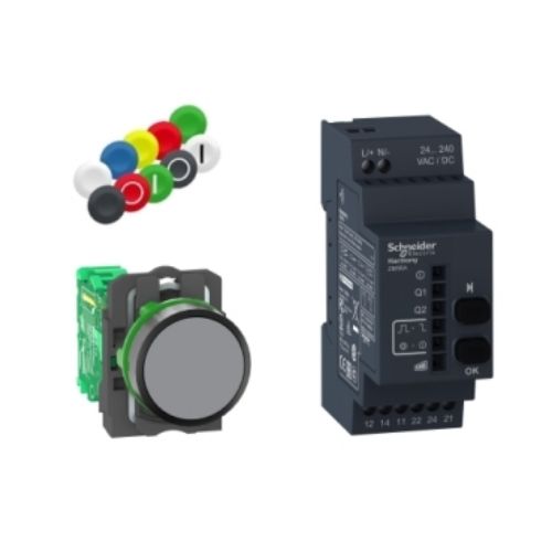 Picture of Juhtmevaba surunupp + vastuvõtja XB5, 24-230VAC/VDC, Schneider 