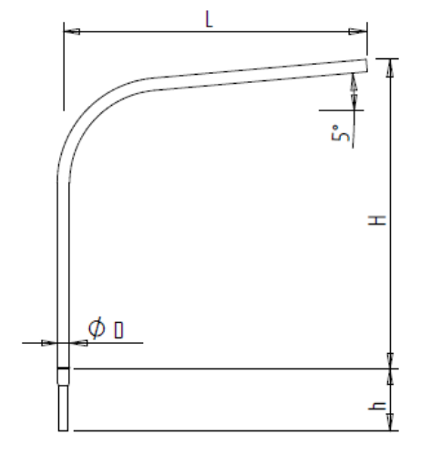 Picture of Konsool P 76mm/L1m 