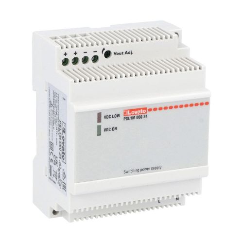 Picture of Toiteplokk (4 moodul), 24VDC, 2.5A 60W, 100-240VAC, Lovato 