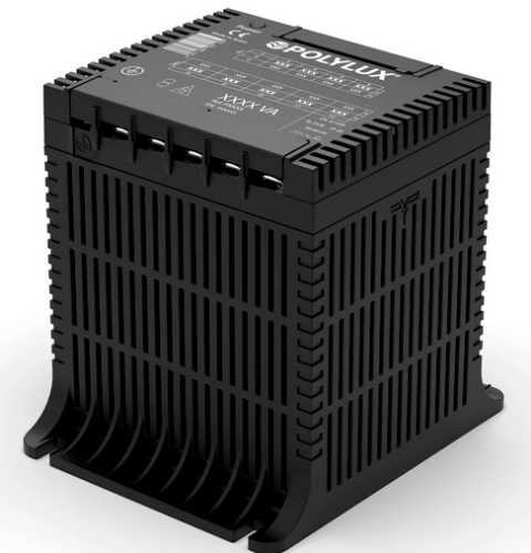 Picture of Trafo PTM50 Pri: 400V/R3V, Sec:100V/R3V (R 5VA), IP20, cl 0.5, Polylux 