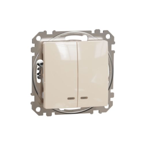 Picture of Grupilüliti sinise juhttulega, 10A, vedruklemm, IP20, beež, SEDNA DESIGN 