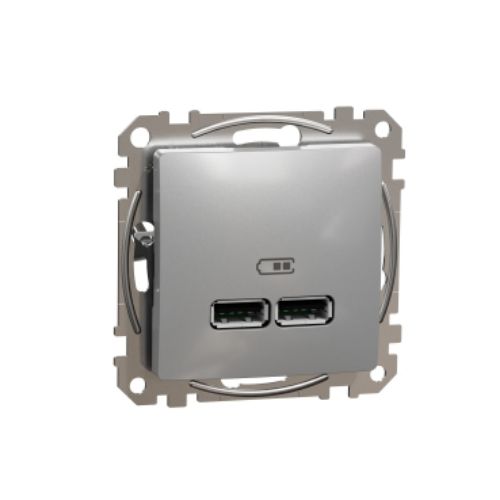 Picture of USB laadija A+A max.2.1A kruviklemm, IP20, alumiinium, SEDNA DESIGN 