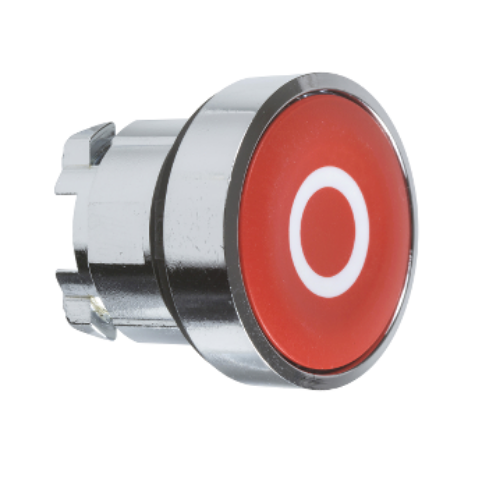 Picture of Surunupp ZB4, PUNANE, 0 ( valge), madal, metall, IP66, ilma adapterita, Schneider 
