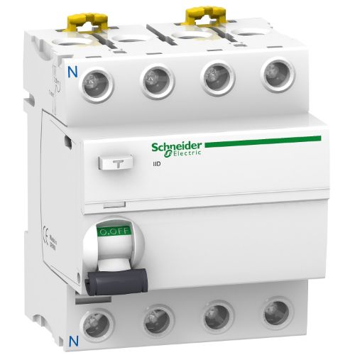 Picture of Rikkevoolukaitse A9R, 4P, 25A, 30mA, A, Schneider 