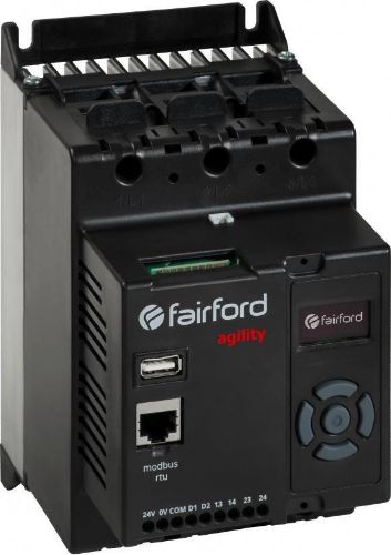 Picture of Sujuvkäiviti 7.5kW 17A 400V TripClass10 2DI 2DO abipinge 24VDC USB RS-485 By-Pass 181x108x148mm  