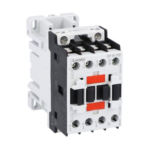 Picture of Kontaktor BF18, 3P, 18A, 7.5kW, 1NC 24VDC, Lovato 