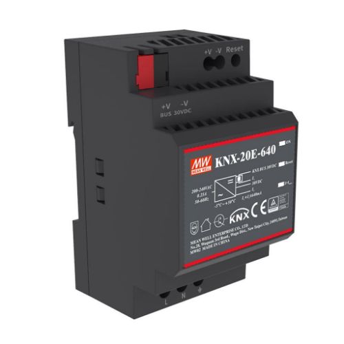 Picture of Toiteplokk (3moodulit) KNX, EIB, 19.2W, 30VDC, 640mA, 180...264VAC, Mean Well 