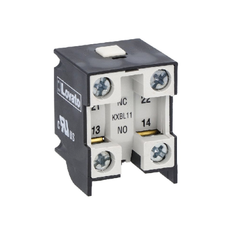 Picture of Kontaktiplokk KXBL, 1NO+1NC, (slow), Lovato 