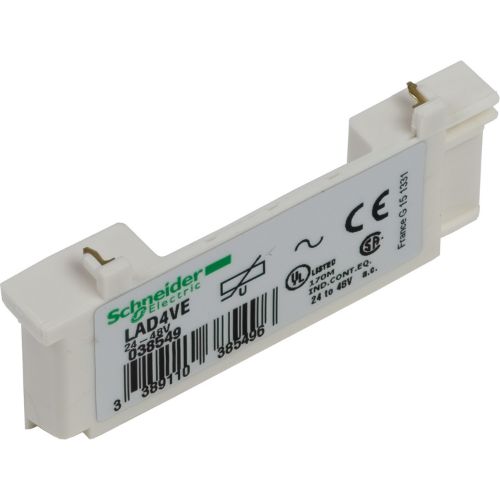 Picture of TeSys D - suppressor module - RC circuit - 110...250 V AC, LC1 D09-D38, Schneider 