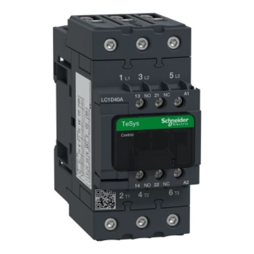 Picture of Kontaktor LC1D, 3P, 40A, 18.5kW, 1NO+1NC, 110VAC, Schneider 