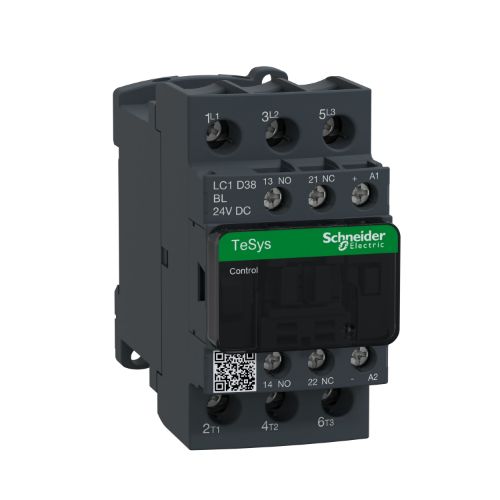 Picture of Kontaktor 3P, 38A, 1NO+1NC, 24VDC 2,4W, Schneider 