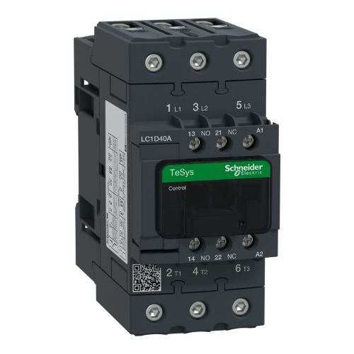Picture of Kontaktor 3P, 40A, 1NO+1NC, 400VAC, Schneider 