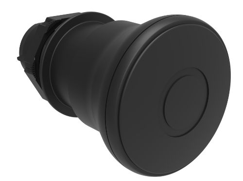 Picture of Surunupp seen LPC, MUST, fikseeruv, tõmmatav, ø 40 mm, IP66, ilma adapterita, Lovato 