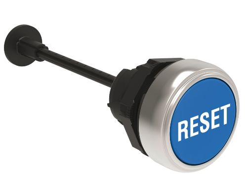Picture of Surunupp LPC, SININE, valge RESET, pikendusega 0-150mm, IP66, ilma adapterita, Lovato 