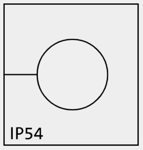 Picture of Poolitatav läbiviik kummist 10-11mm kaablile IP54 hall ICOTEK 