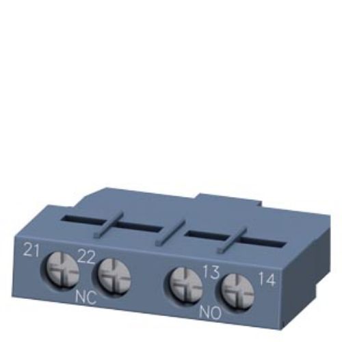 Picture of Abikontaktiplokk 1NO+1NC, pealmine, S00 S0, seeria 3RV2, Siemens 