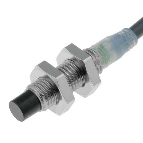 Picture of Ind.andur E2A, M8, Sn=4mm, Unshielded, PNP-NO, SUS korpus 43mm, kaabel 2m, Omron 