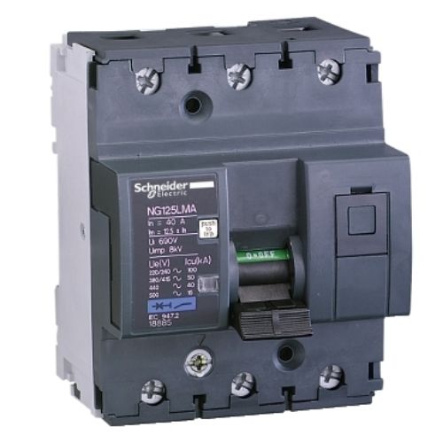 Picture of Kompaktkaitselüliti NG125LMA, 3P, 63A, 50kA, Schneider 
