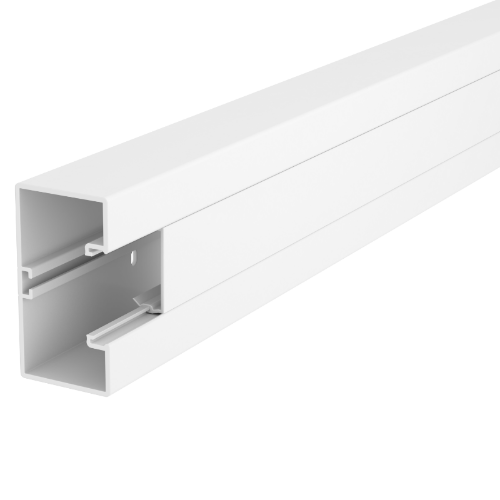 Picture of Seadmekarbik, Rapid 45-2 1-osaline, 53x100x2000mm, PVC, polaarvalge, RAL 9010, OBO 