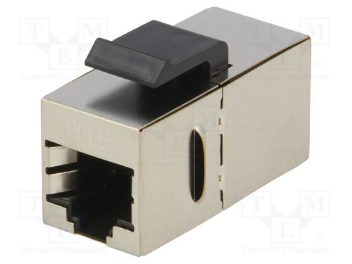 Picture of Modulaarpistiku jätk pesa-pesa Keystone RJ45 CAT6 varjega Logilink 