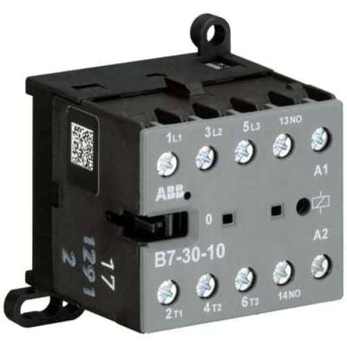 Picture of Minikontaktor B7 3P, 12A, 5.5kW AC-3, 1NO, 380-415VAC, ABB 