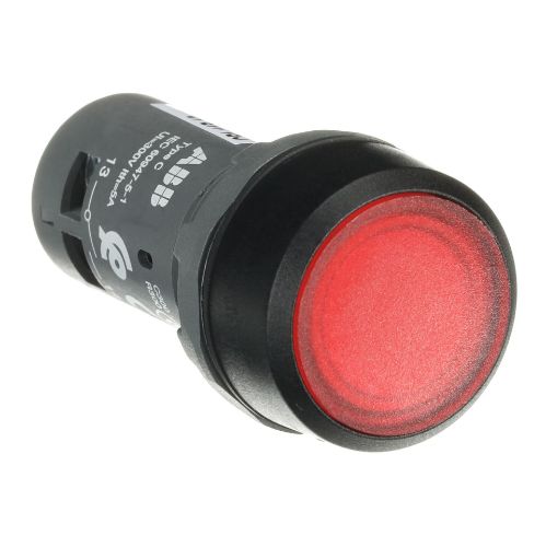 Picture of Surunupp ilumineeritud PUNANE 1NO 24VAC/DC LED, ABB 