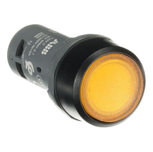 Picture of Surunupp ilumineeritud KOLLANE 1NO 24VAC/DC LED, ABB 