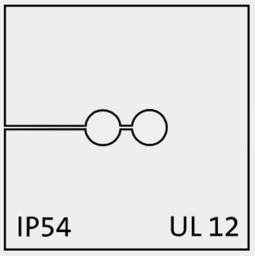 Picture of Poolitatav läbiviik kummist 2x3mm kaablile IP54 hall ICOTEK 