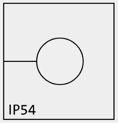 Picture of Poolitatav läbiviik kummist 8-9mm kaablile IP54 hall ICOTEK 