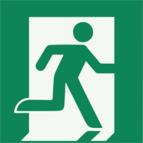 Picture of Piktogramm Mehike Paremale 123x123mm Intelight 