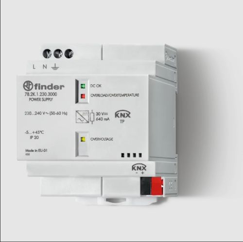 Picture of Toiteplokk (4moodulit) KNX, EIB, 19.2W, 30VDC, 640mA, 185...260VAC, FINDER 