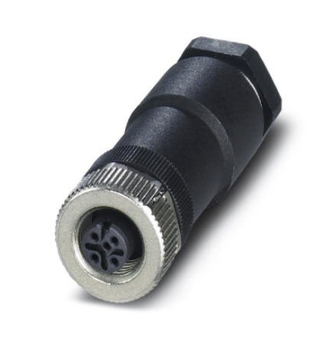 Picture of Anduripesa M12 4-pin, otse, A-coded, kruviklemm, kaablile 8...10mm, Pg11, Phoenix 