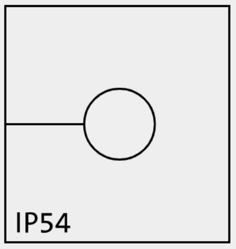 Picture of Poolitatav läbiviik kummist 6-7mm kaablile IP54 hall ICOTEK 