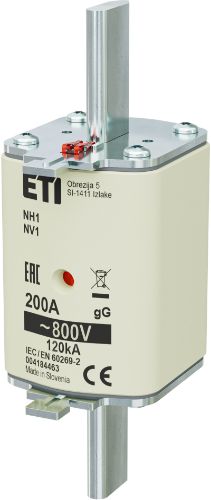 Picture of Sular DIN-1 200A gG, 800VAC, ETI 
