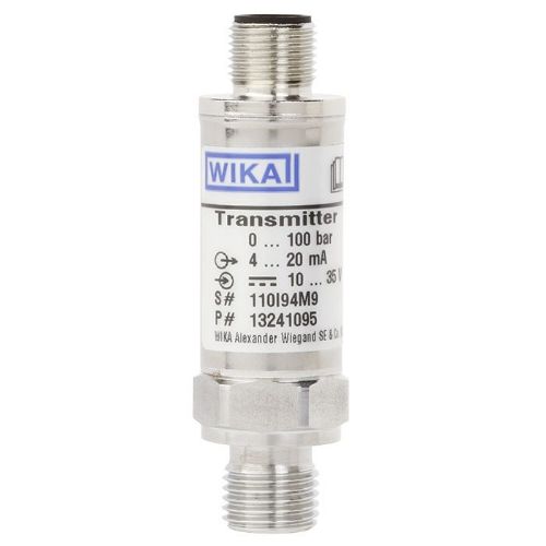 Picture of Rõhuandur M-11,  0-100 bar, 10-30VDC, välj: 4-20mA, kinnitus G1/4 B, M12 4-pin, Wika 