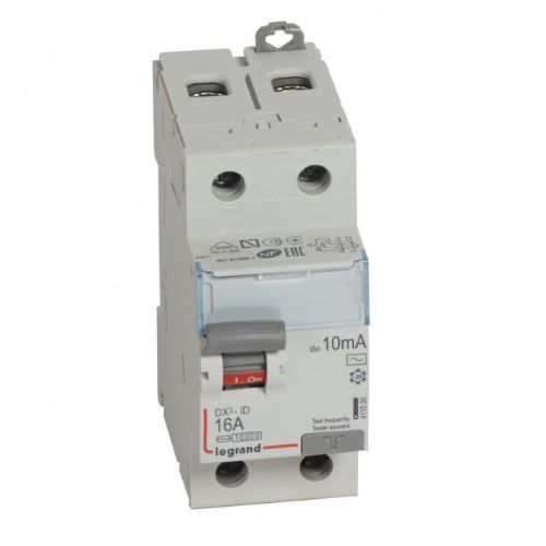 Picture of Rikkevoolukaitse DX3-ID, 2P, 16A, AC, 10mA, Legrand 